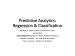Predictive Analytics - Regression and Classification