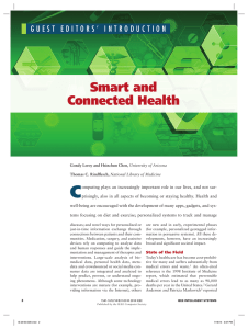 Smart and Connected Health: Guest Editors' Introduction
