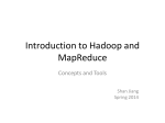 MapReduce/Hadoop