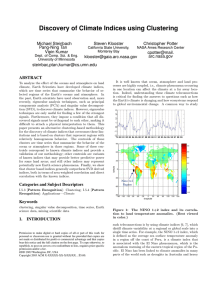 Discovery of Climate Indices using Clustering,