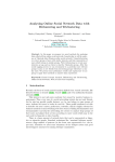 Analysing Online Social Network Data with Biclustering and Triclustering