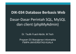 DIK-034 Database Berbasis Web