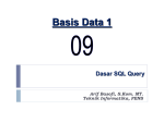 Minggu-09 (Dasar SQL)