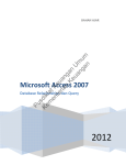 Microsoft Access 2007 - Kementerian Keuangan