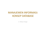 SIMP Modul-9 Manajemen Informasi – Konsep Database