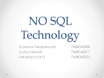 NO SQL Technology