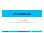 Database - opencourseware universitas pembangunan jaya