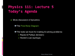 Physics 106P: Lecture 6 Notes