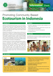 Ecotourism in Indonesia
