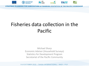 Fishery data collection in the Pacific