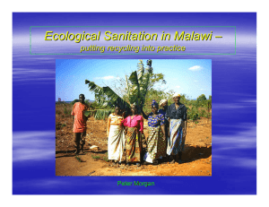 ecological sanitation in malawi