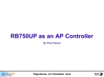RB750UP as an AP Controller - MUM