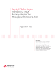 Keysight Technologies Increase DC