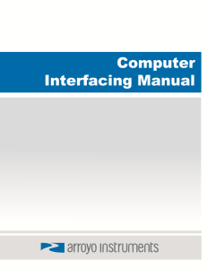 Computer Interfacing Manual