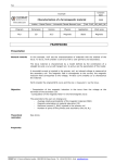 Characterization of a ferromagnetic material for static application