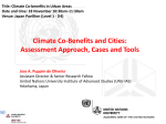 Climate Co-Benefits and Cities: Assessment Approach, Cases and