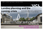 London planning and the coming crisis