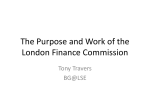 The purpose and work of the London Finance Commission