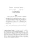 Financial intermediary capital