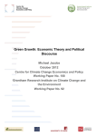 Green growth: economic theory and political discourse: Working Paper 92 (442 kB) (opens in new window)