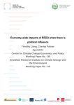 Economy-wide impacts of REDD when there is political influence - Working Paper 110 (456 kB) (opens in new window)