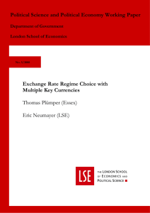 Exchange Rate Regime Choice with Multiple Key Currencies