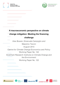 A macroeconomic perspective on climate change mitigation: Meeting the financing challenge: Working Paper 122 (2 MB) (opens in new window)
