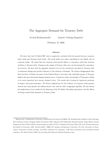 The Aggregate Demand for Treasury Debt