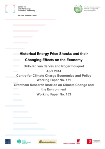 Historical energy price shocks and their changing effects on the economy: Working Paper 153 (1 MB) (opens in new window)