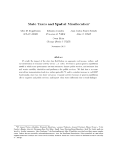 State Taxes and Spatial Misallocation