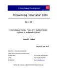 LSE | International Development | Prizewinning Dissertations | 2014 - Momchil Petkov, International Capital Flows