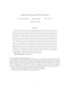 Optimal Government Debt Maturity under Limited Commitment