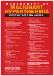 Example of Malignant hyperthermia poster