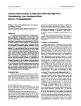 Clinical pharmacology of filgrastim following high-dose chemotherapy and autologous bone marrow transplantation.