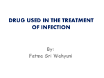 drug used in the treatment of infection