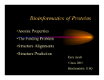 Bioinformatics of Proteins