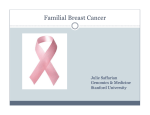 11. Julie Safarian - Familial Breast Cancer