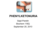 12. Sejal Parekh - Phenylketonuria