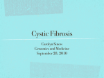 14. Carolyn Sinow - Cystic Fibrosis