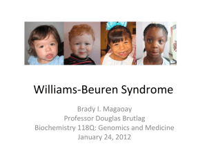 Brad Magaoay - Williams Beuren Syndrome