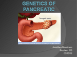 Jonathan Altamirano - Genetics of Pancreatic Cancer