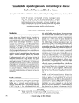 Warren, ST and Nelson, DL: Trinucleotide repeat expansions in neurological disease. Current Opinion in Neurobiology 3:752-759 (1993).