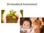 03-Heredity & Environment