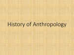 01 History of Anthropology