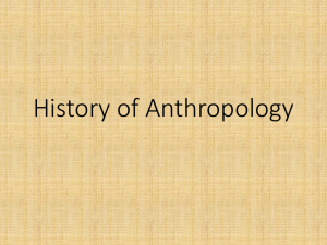 01 History of Anthropology