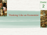 Chapter 2 - Thinking Like an Economist