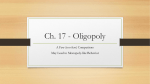 Ch 17 Oligopoly - Intro