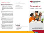 Pancreatic14 patient brochure