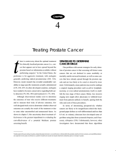 4: Treating Prostate Cancer