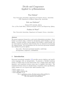 Divide and congruence applied to eta-bisimulation